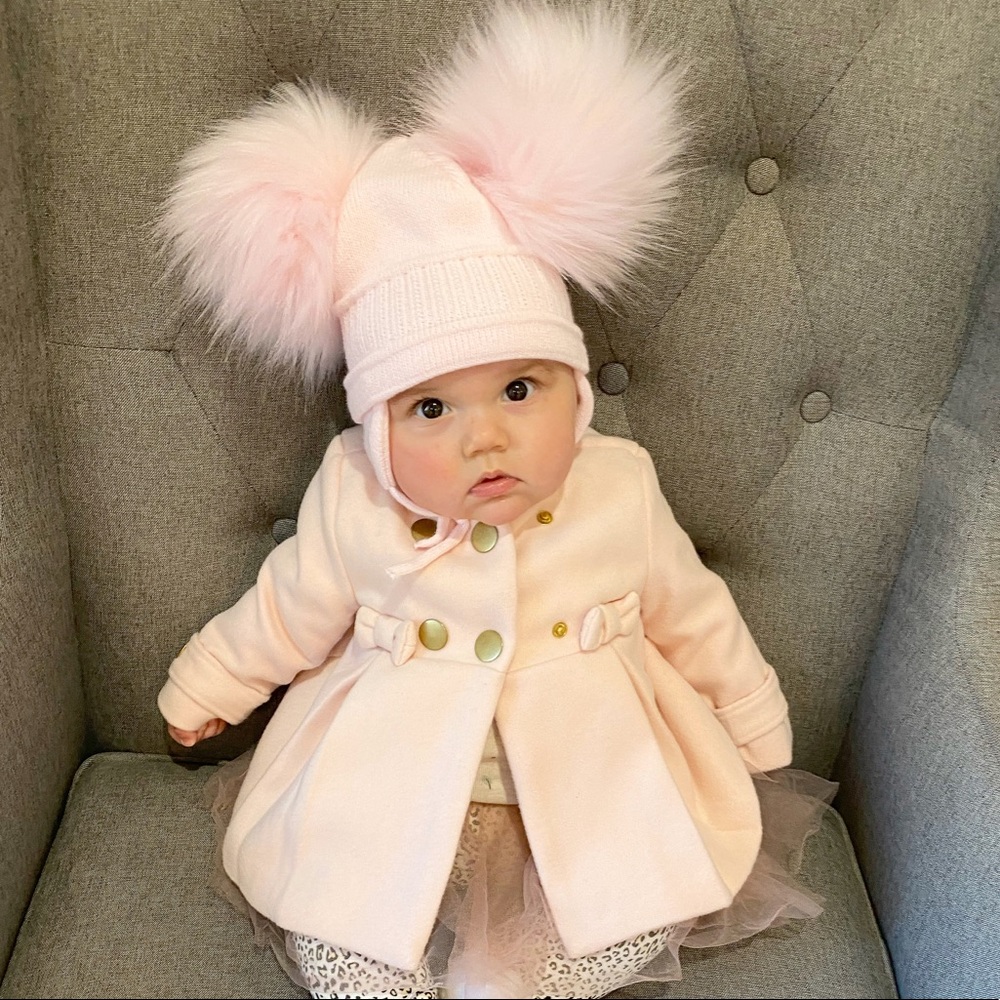 SATILA Baby Girl Pouf Hat - Like New!